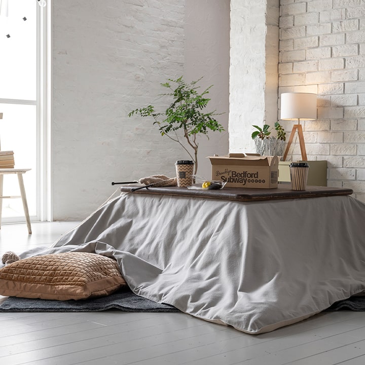 こたつ布団カバー 長方形 Fab the Home コットンフランネル こたつ