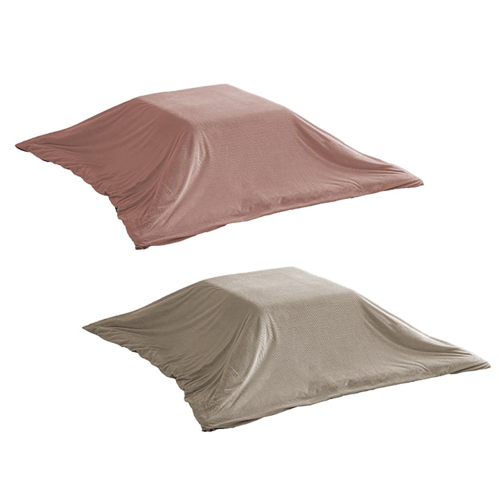 イケヒコ こたつ布団カバー 正方形 クルム 約195×195cm こたつ カバー