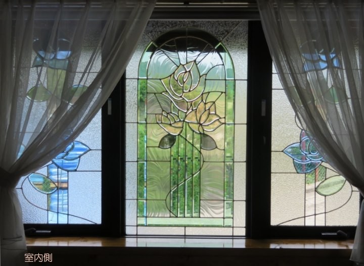 ステンドグラス施行例室内