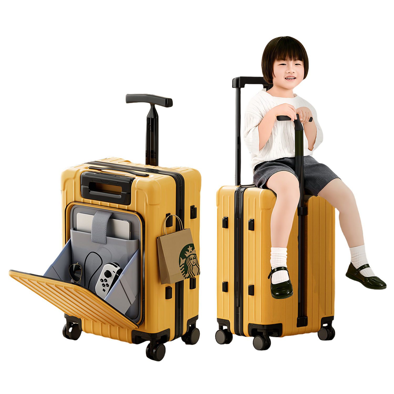 キャリーケース　子どもが乗れる キッズスーツケース ZIAZIZO 【正規品】 スーツケース 乗れる