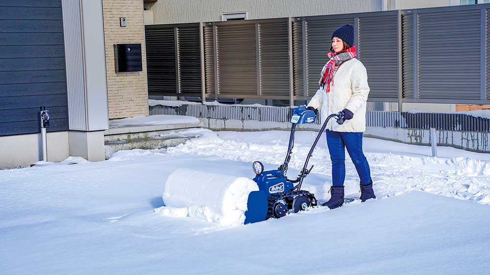 ササキ充電式除雪機オ・スーノ 新型ER-802DX 電動 ラッセル除雪機
