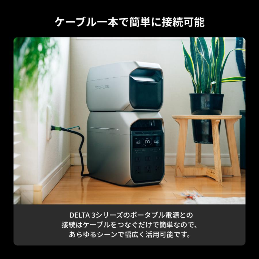整備済品】EcoFlow DELTA 3 専用エクストラバッテリー 大容量 1024Wh