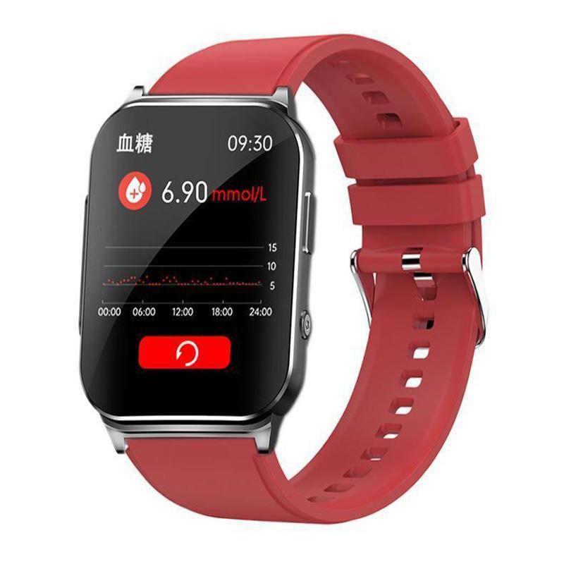 「医療レベル心電図ECG+PPG 」スマートウォッチ 日本製センサー 血圧/糖測定 心拍数 血中酸素 睡眠管理 歩数計 体温 生理管理 LINE通知 胸貼り付き 敬老の日の画像
