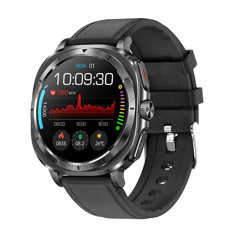 スマートウォッチ 日本製センサー 通話機能 マイクロ健康診断 心電図ECG+HRV 血圧/糖測定 BMI 心拍計 酸素 体温 睡眠 LINE通知 ios/Android対応 母の日 爆買の画像