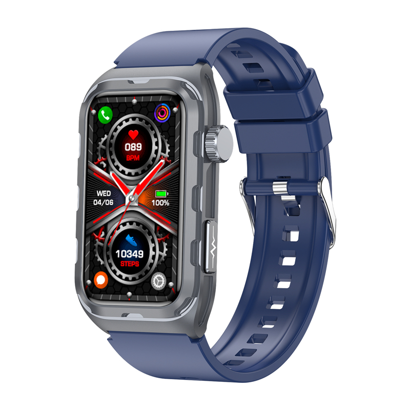 即日発送 スマートウォッチ 日本製センサー 通話機能付き 多機能測定 着信＆メッセージ通知 日本語説明書付き 多種認証済み Smart Watch プレゼント |  | 02