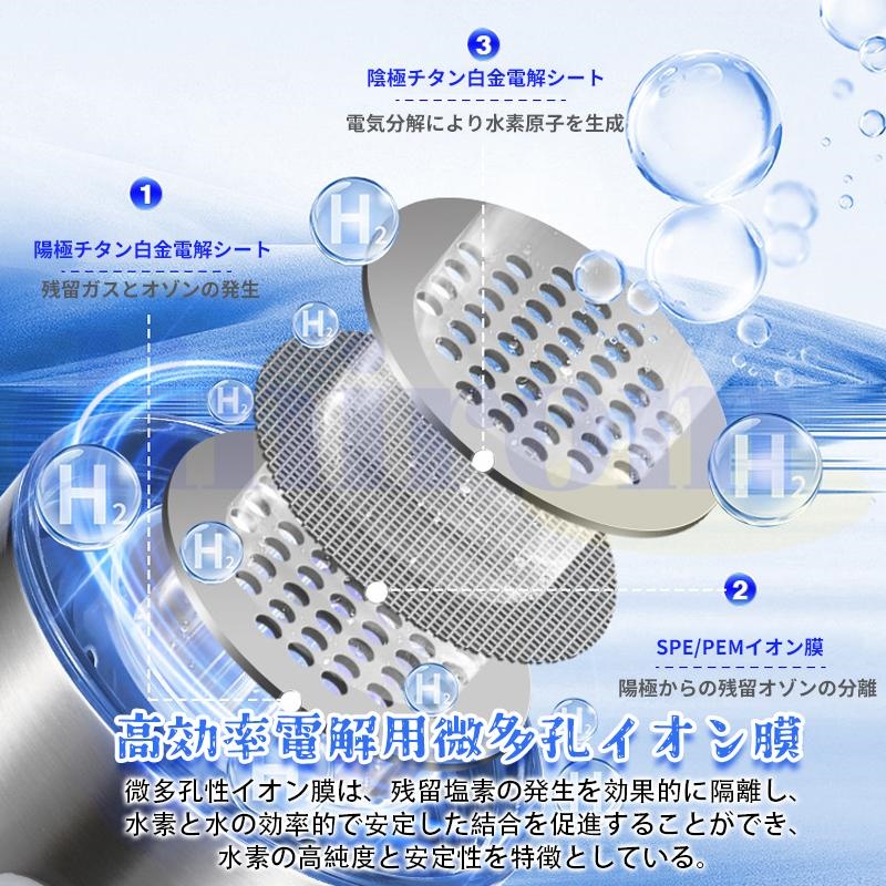 ★期間限定値下げ★YOSA ハイベーレ 水素水生成器 セット　水筒　説明書付き 水素水生成器 高濃度 ポータブル 水筒 420ml 高濃度電解水素リッチ