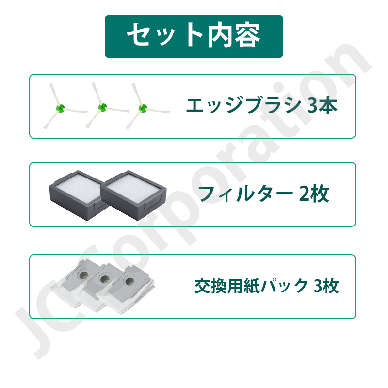 iieco ルンバ対応 アクセサリー 3種セッ...の詳細画像1