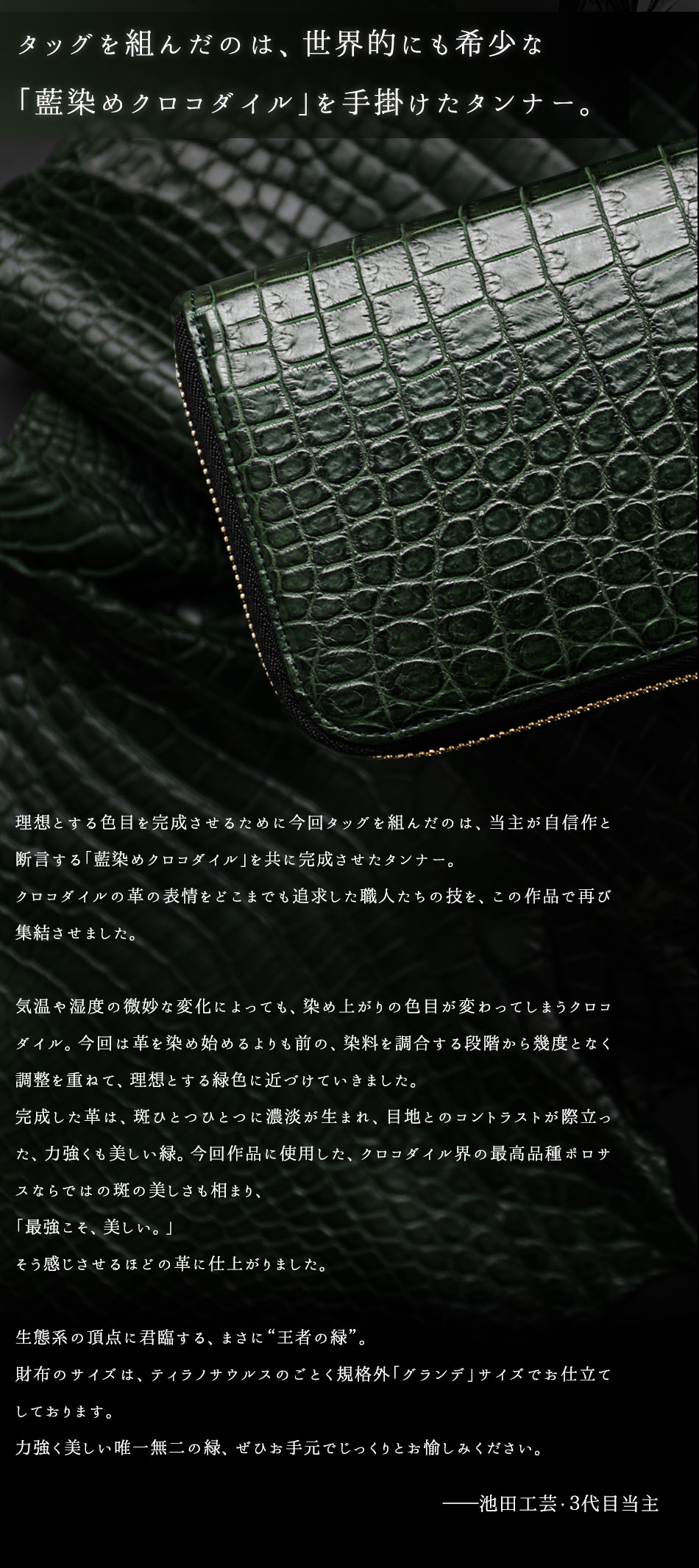 クロコダイル財布 金運財布 縁起財布 マットクロコ 緑 メンズ 長 クロコダイル財布 金運財布 縁起財布 マットクロコ 緑 メンズ 長