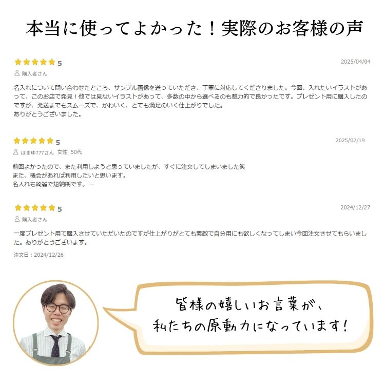 お客様レビュー反映画像