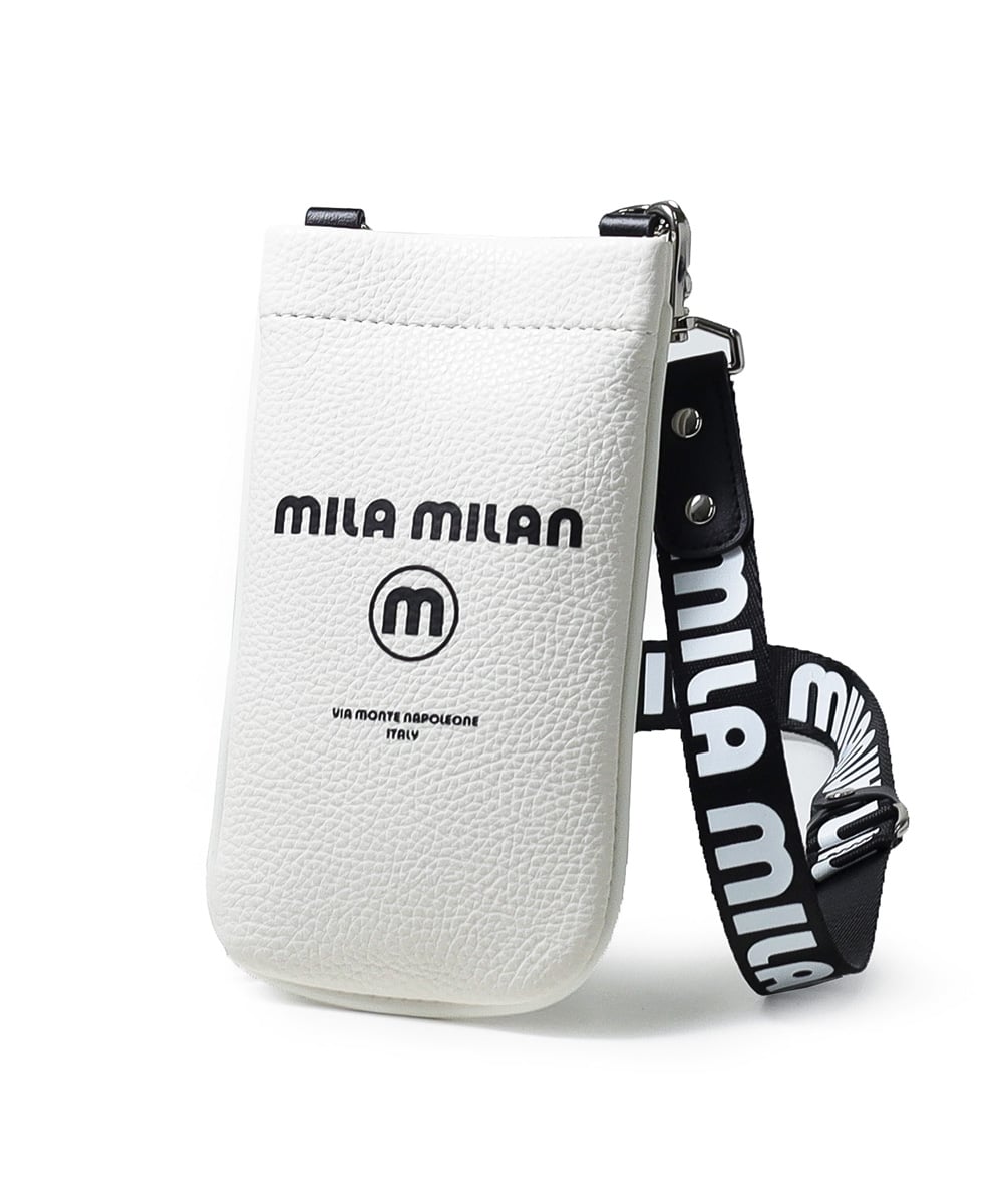 mila milan スマホショルダーバッグ　(コルソ)　≪スマホウォレット 財布 ミニバッグ ファ...