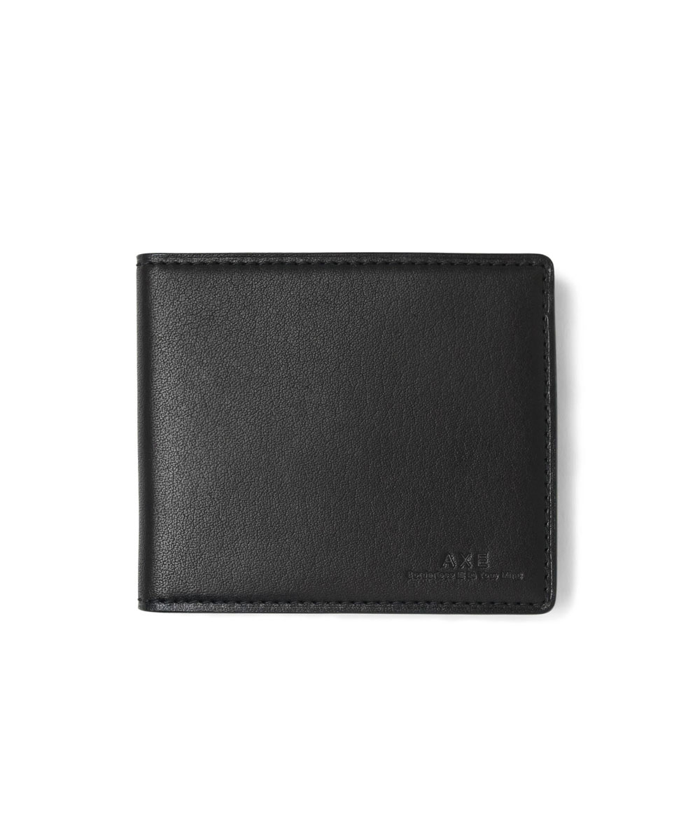 AXE（アックス） コンパクト 二つ折り財布 メンズ ユニセックス 牛革