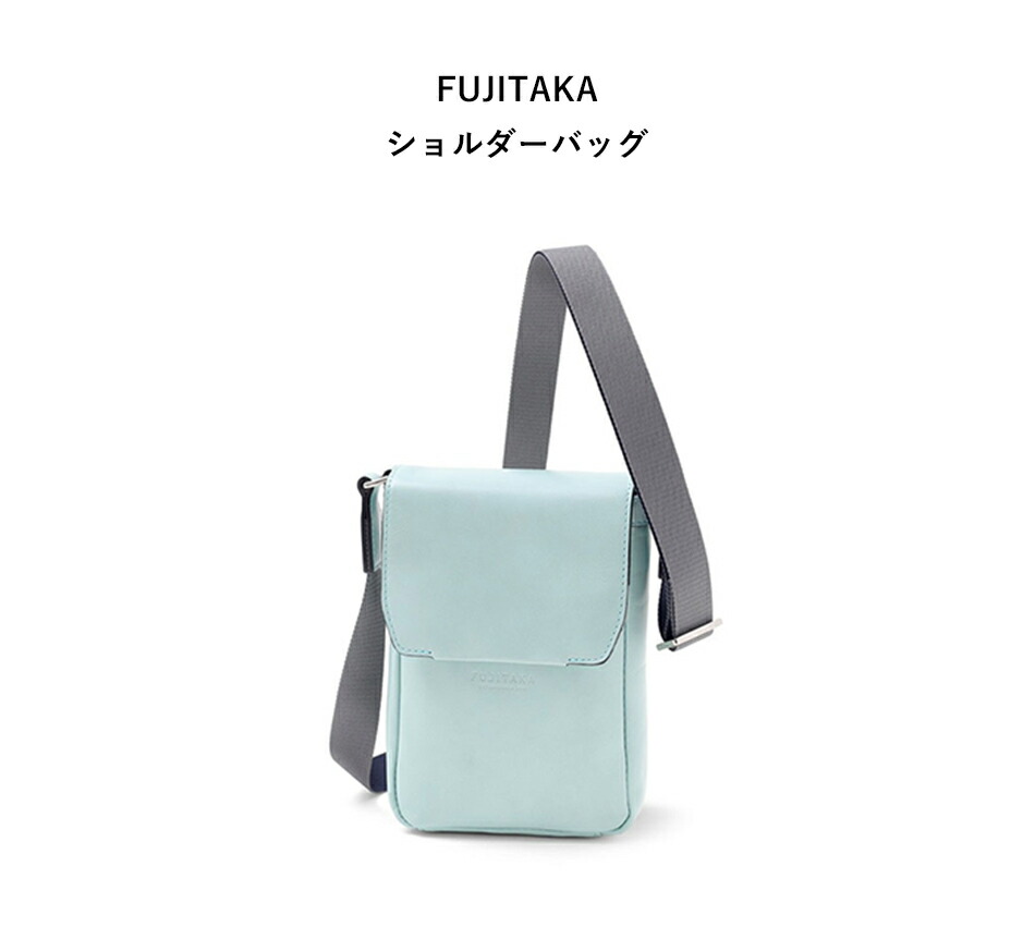 FUJITAKA フジタカ 公式 レザーミニショルダーバッグ (ニューポスタ