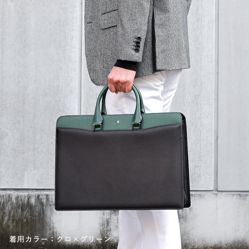 FUJITAKA フジタカ 公式 レザービジネスバッグ B4 (ディアマン) No