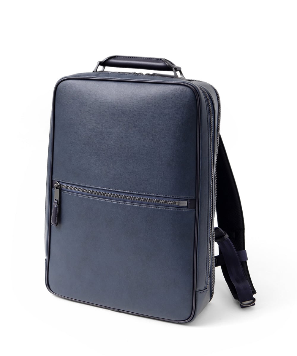 fujitaka ビジネスリュック ネイビーブラック FUJITAKA フジタカ 公式 ビジネスリュック A4 ダブルルーム (ベリル