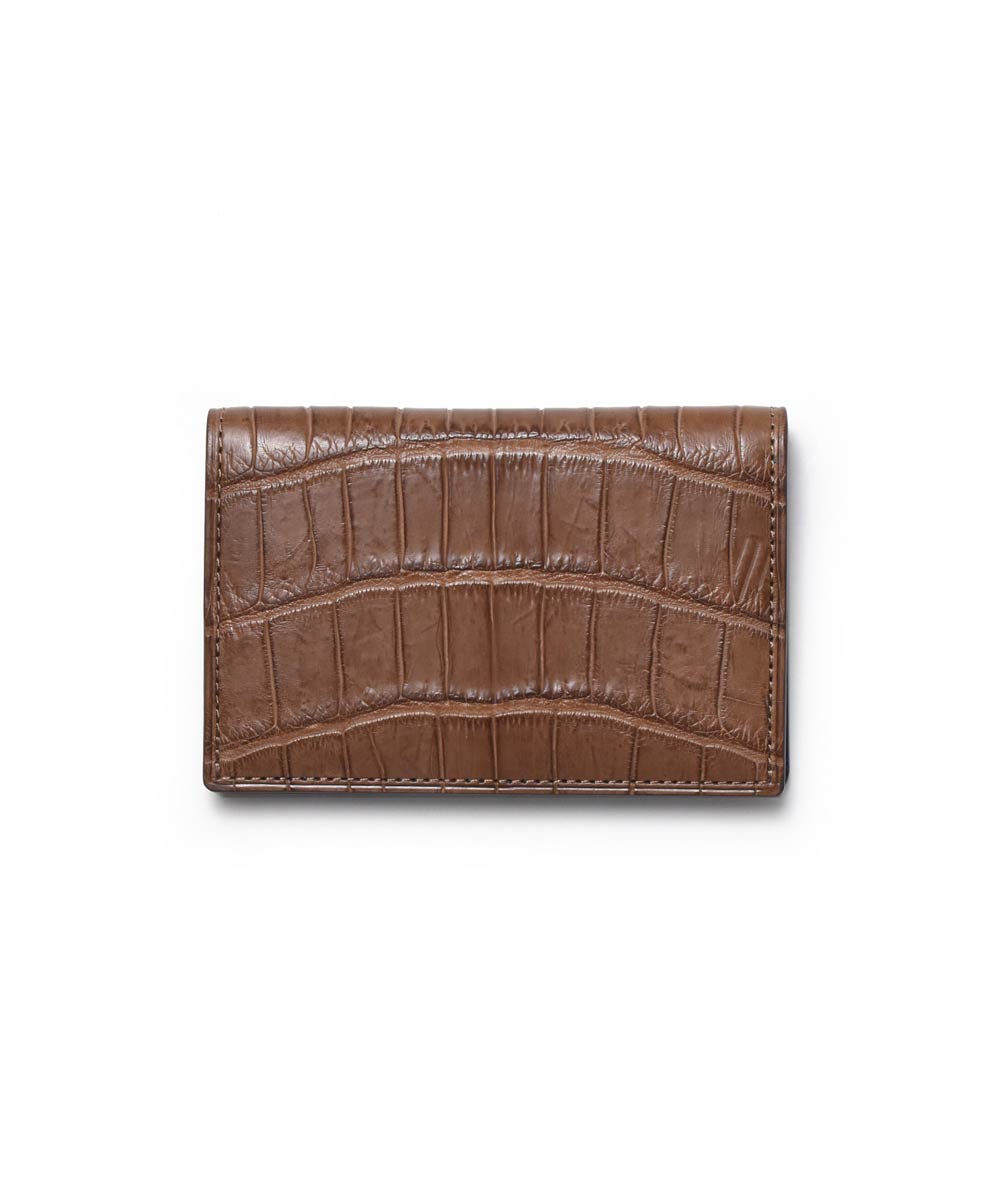 FUJITAKA フジタカ 公式 FUJITAKA ACCESSORIES クロコダイル 名刺入れ (シェルビー) No.663691の画像