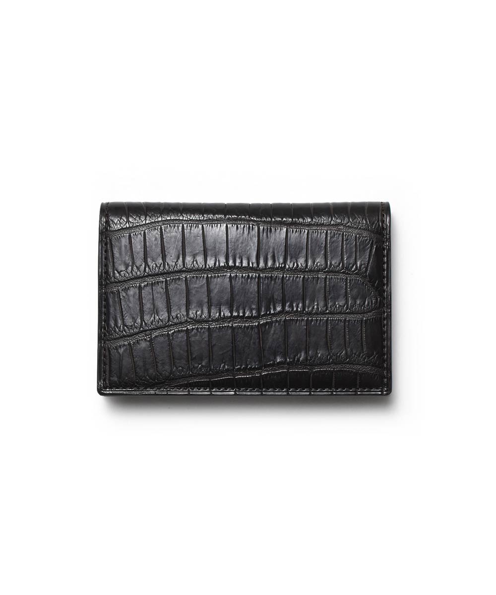 FUJITAKA フジタカ 公式 FUJITAKA ACCESSORIES クロコダイル 名刺入れ (シェルビー) No.663691の画像