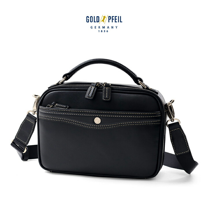 GOLD PFEIL レザーセカンドバッグ (オックスフォード) ≪メンズ 