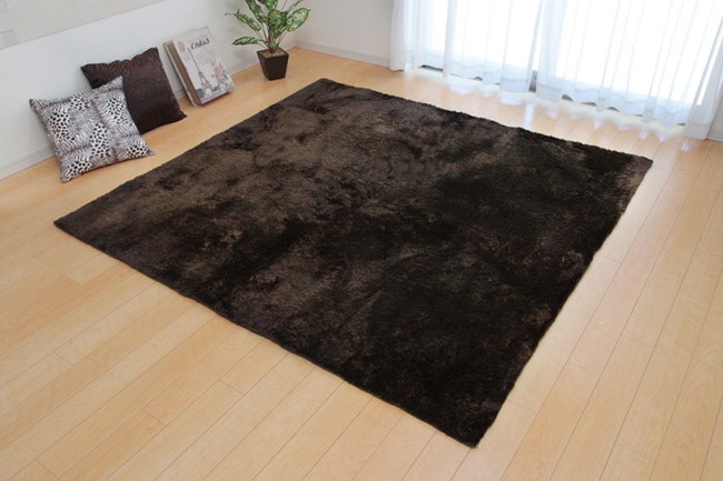 シャギーラグ 長方形 200×300cm ラグマット カーペット 北欧 洗える