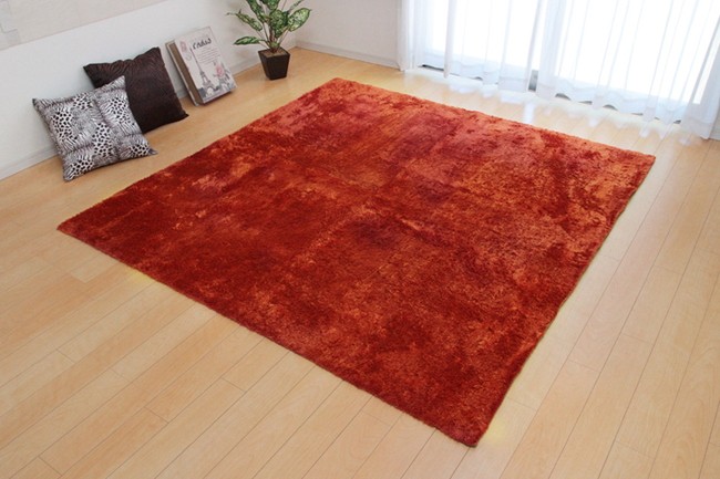 シャギーラグ 長方形 200×300cm ラグマット カーペット 北欧 洗える