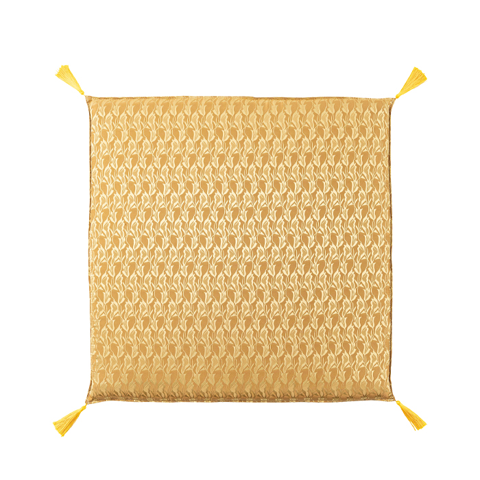 高級金襴座布団 9枚セット】深緑×金 和風柄 法要 寺院 旅館 座布団