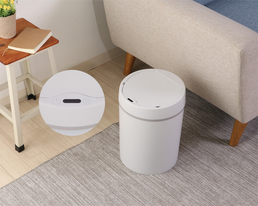 センサー付き ゴミ箱 ごみ箱 ダストボックス 12L ラウンド 自動
