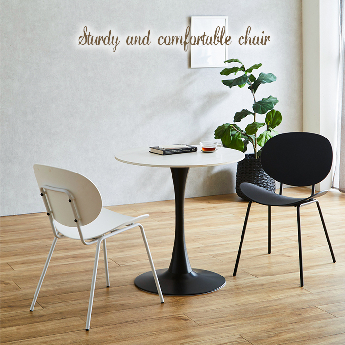 イタリア製 デザイナーズチェア 白黒2脚セット 完成品 イタリア製 デザイナーズチェア 白黒2脚セット☆お得な地域割引あり