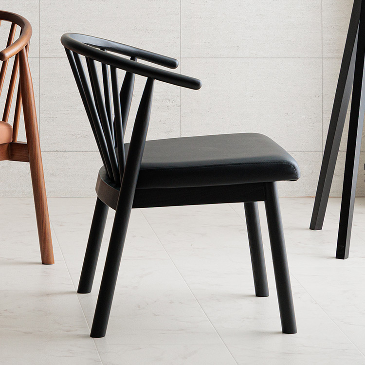 ダイニングチェア 2脚セット 完成品 北欧風 モダン 椅子 木製 アッシュ