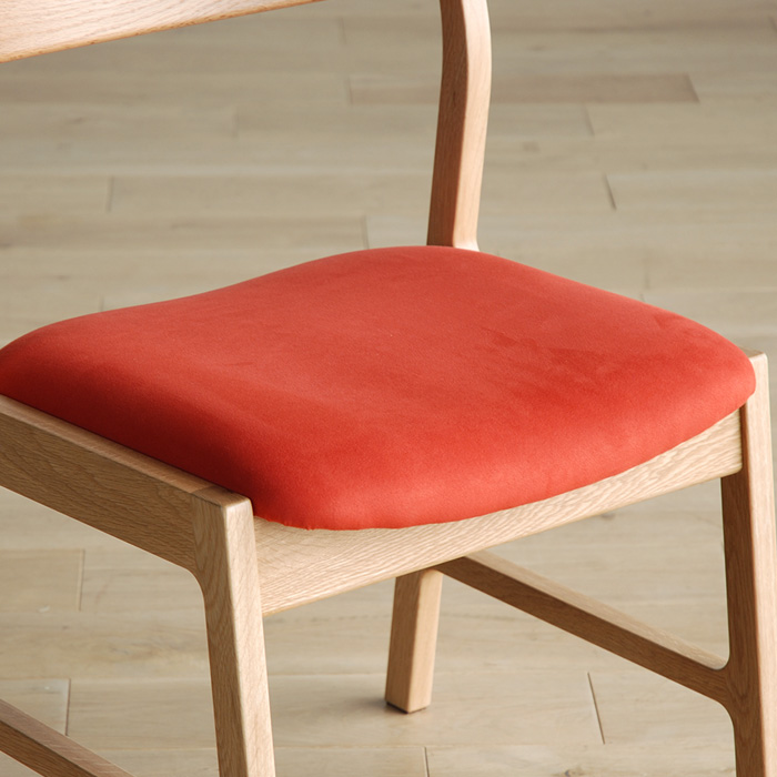 受注生産 ダイニングチェア 肘付き 2脚セット ウォールナット ホワイト