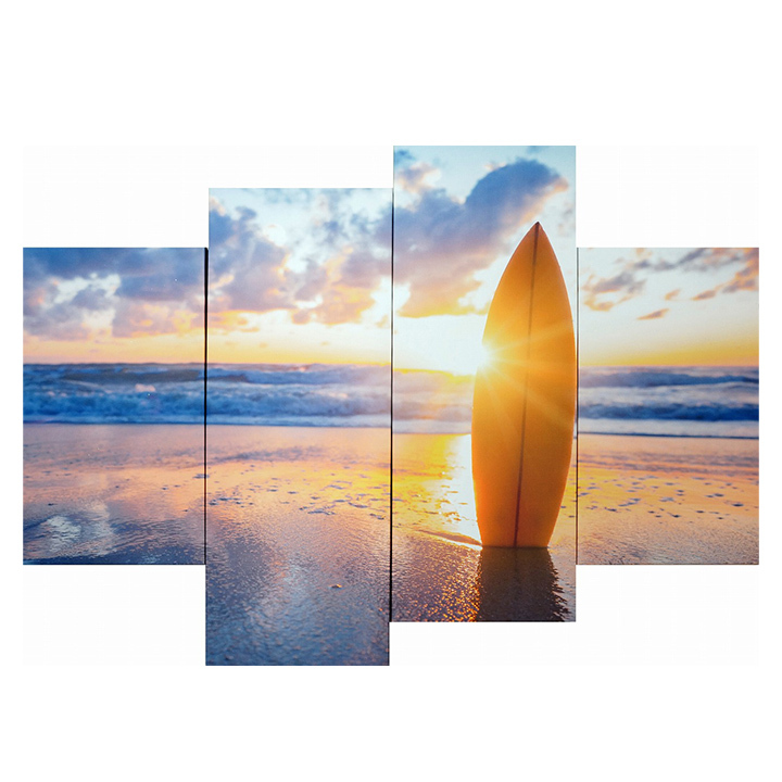 フォトパネル Surfboard on the beach at sunset 4枚セット 分割 海 サーフボード サンセット 風景 キャンバス 玄関  アートフレーム おしゃれ インテリア ssx : msw-lf210630-122 : IKIKAGU イキカグ - 通販 - Yahoo!ショッピング