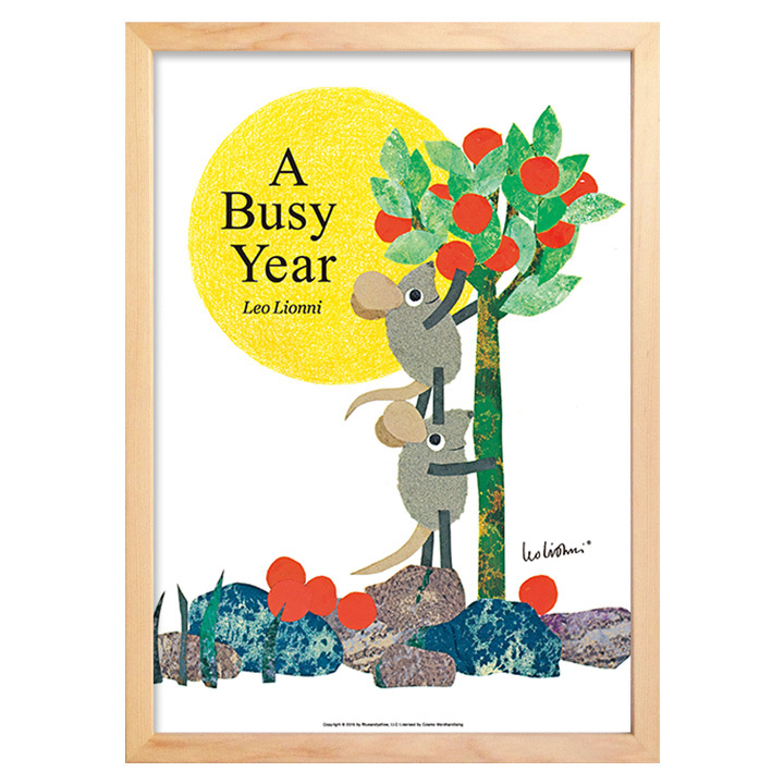 アートパネル Leo Lionni レオ・レオニ A Busy Year いろいろ1ねん