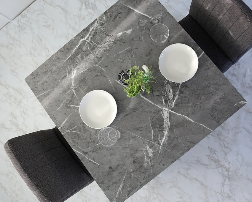 20＊大ぶり シルバー ダークグレー 大理石風 20＊大ぶり シルバー ダークグレー 大理石風