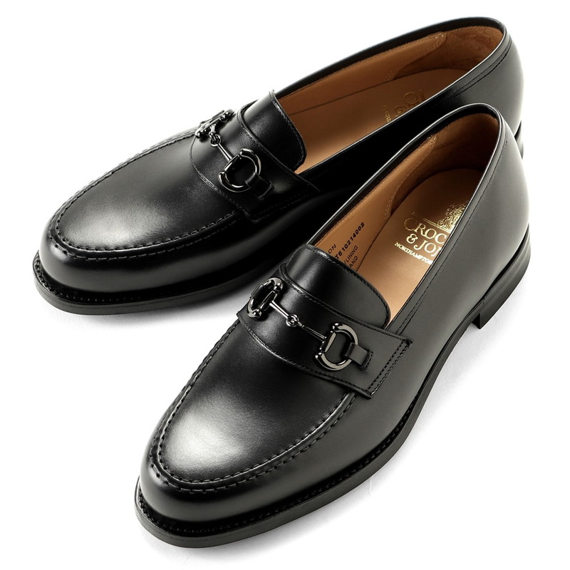 クロケット＆ジョーンズ CROCKETT＆JONES ／ ペブルグレインレザービットローファー「HENDON」（DARK BROWN／ダークブラウン）  : ccj2320102 : 粋な着こなしヤフー店 - 通販 - Yahoo!ショッピング