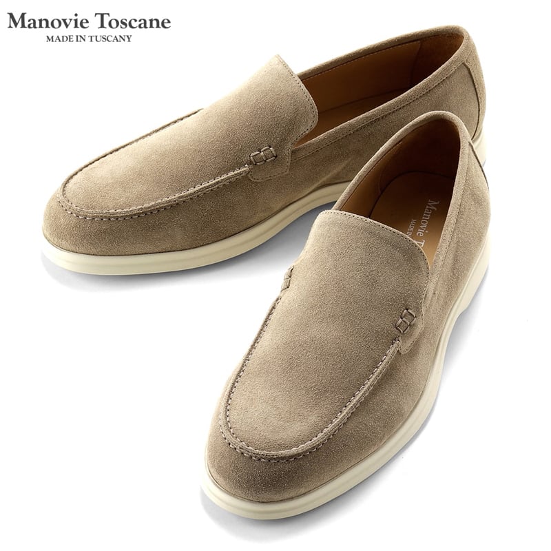 マノヴィエトスカーネ Manovie Toscane ／ カーフスエードモカシン 