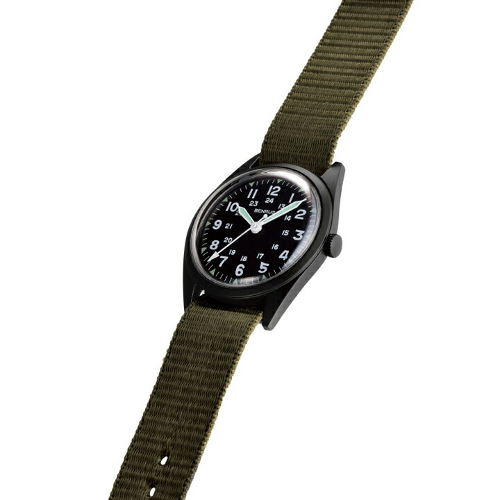 BENRUS ベンラス DTU 2A/P Series クォーツ 34mm 3気圧防水