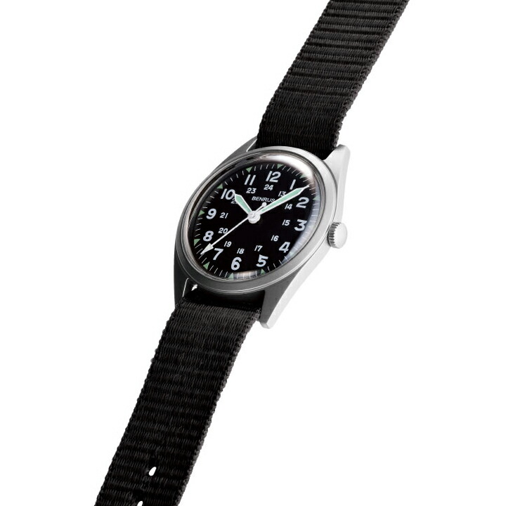 BENRUS ベンラス DTU 2A/P Series クォーツ 34mm 3気圧防水 腕時計