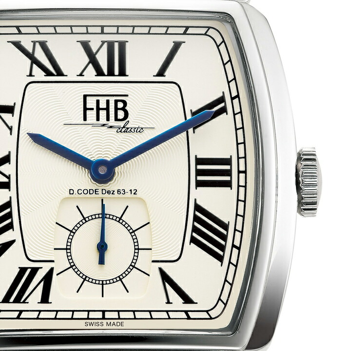 FHB（エフエイチビー） 正規品 ホワイトダイアル ローマン クォーツ 3