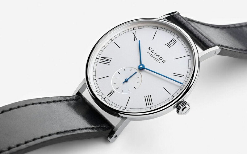 NOMOS ノモス ラドウィッグ Ludwig 35ミリ 手巻き シルバー文字盤 日本