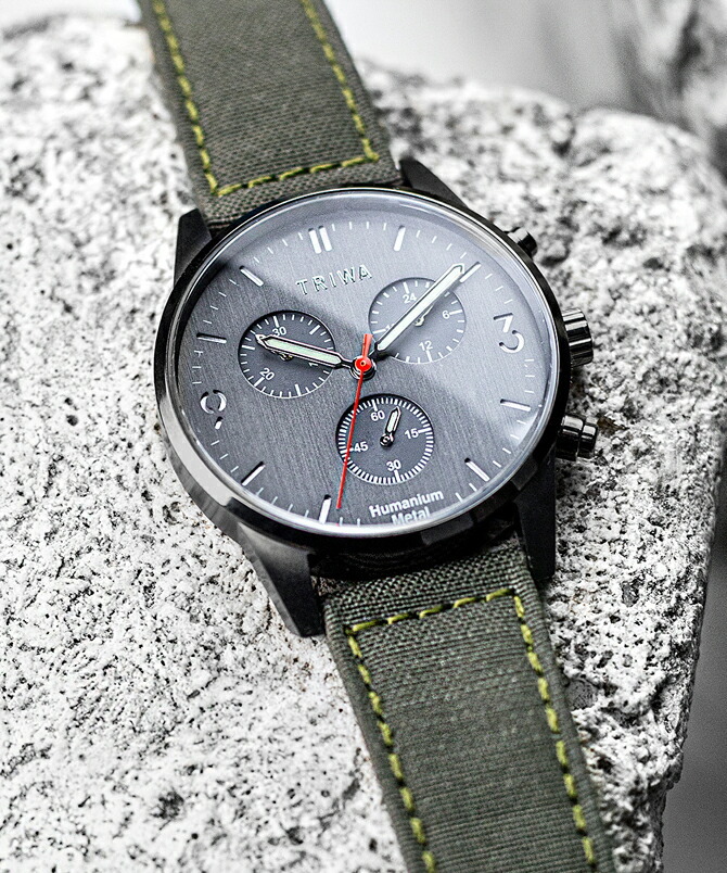トリワ TRIWA HUMANIUM 39 SLATE CHRONO ヒューマニウムメタル 5