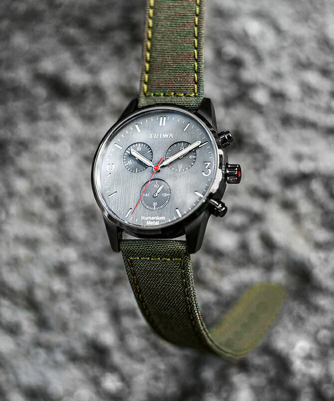 トリワ TRIWA HUMANIUM 39 SLATE CHRONO ヒューマニウムメタル 5