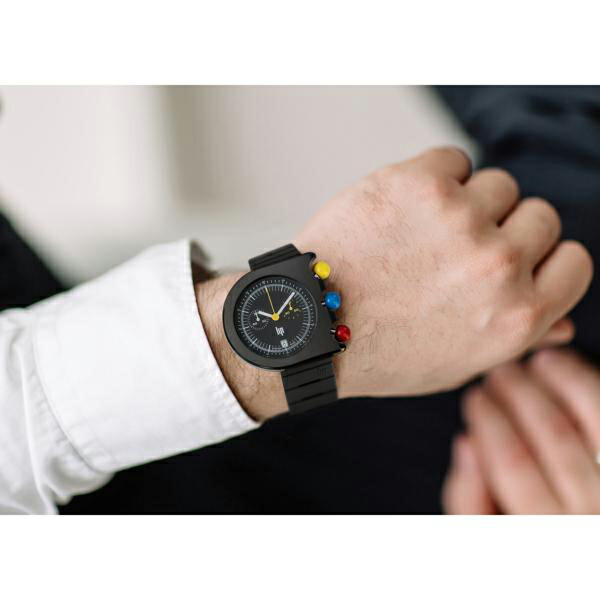 リップ LIP MACH2000 マッハ2000 クロノグラフ クォーツ ブラック