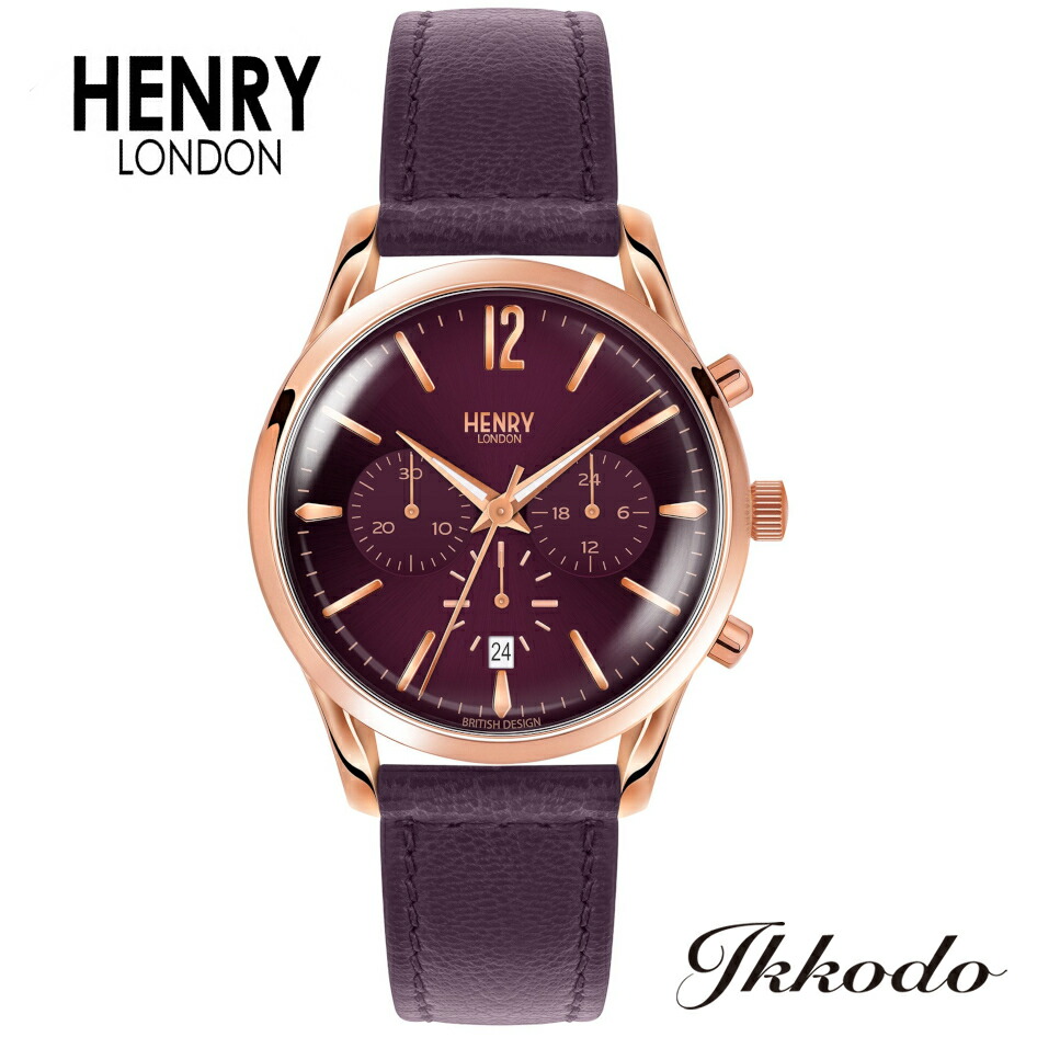 ヘンリーロンドン HENRY LONDON ハムステッド HAMPSTEAD クォーツ クロノグラフ メンズ腕時計 3気圧防水 日本国内正規品  1年保証 HL39-CS-0092