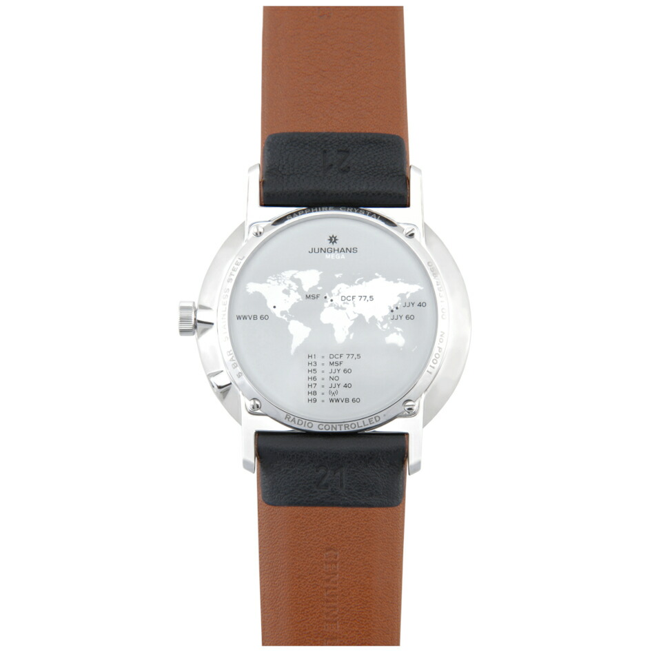 フォーム ユンハンス JUNGHANS メガ Form Mega 電波クォーツ メンズ