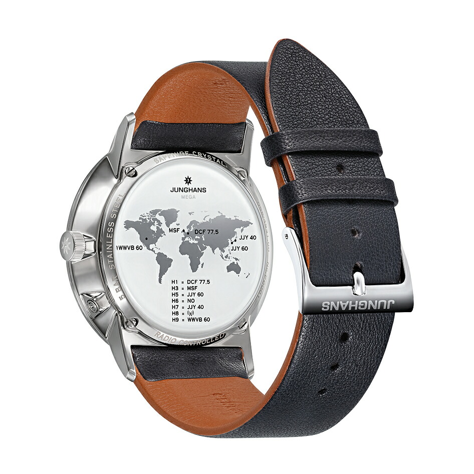 フォーム ユンハンス JUNGHANS メガ Form Mega 電波クォーツ メンズ