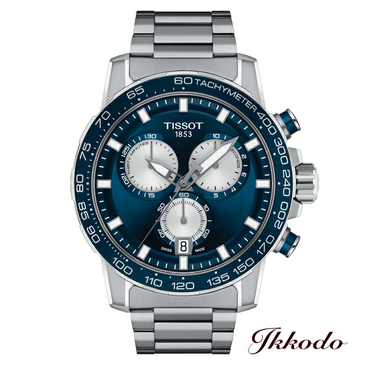 ボーナスストア＋10% TISSOT ティソ スーパースポーツクロノ クォーツ ブルー文字盤 10気圧防水 正規品 メンズ腕時計  T125.617.11.041.00 : t1256171104100 : 城下町松本の時計店一光堂 - 通販 - Yahoo!ショッピング