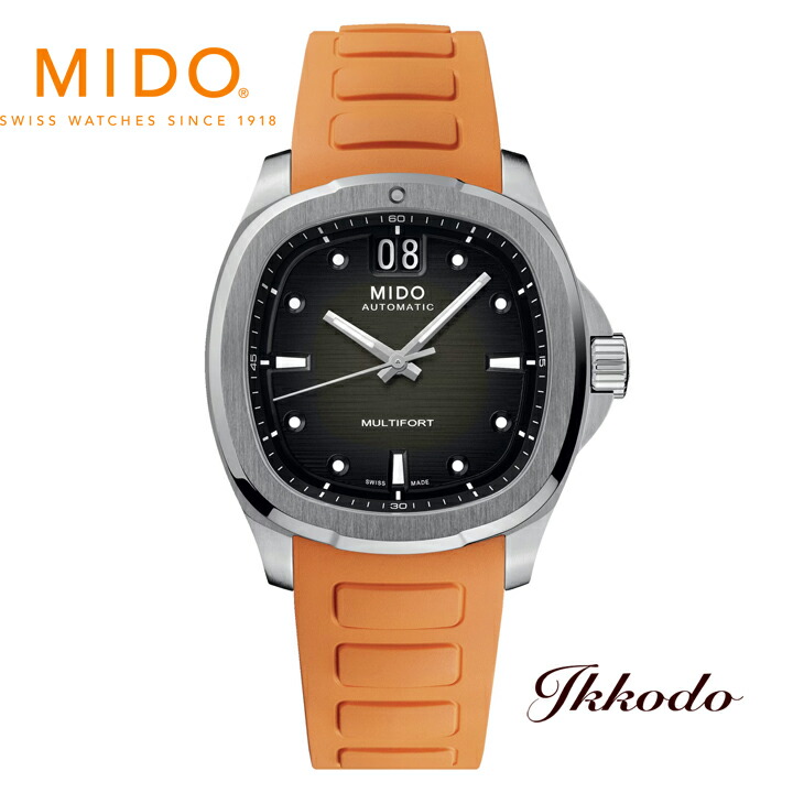 MIDO ミドー MULTIFORT マルチフォートTVビッグデイト 自動巻き 40mm 10気圧防水 メンズ腕時計 正規品 2年間メーカー保証  M049.526.17.081.00