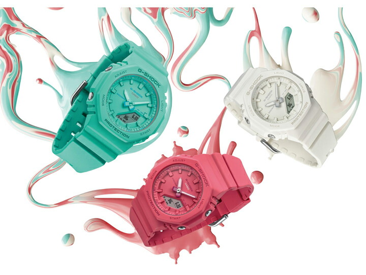 G-SHOCK Gショック カシオ 2100シリーズ OPTIMISTIC COLOR ANALOG