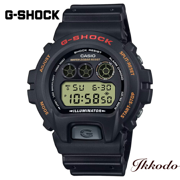 G-SHOCK Gショック カシオ 6900シリーズ 50mm 20気圧防水 国内正規品 メンズ腕時計  DW-6900UB-9JF【DW6900UB9JF】