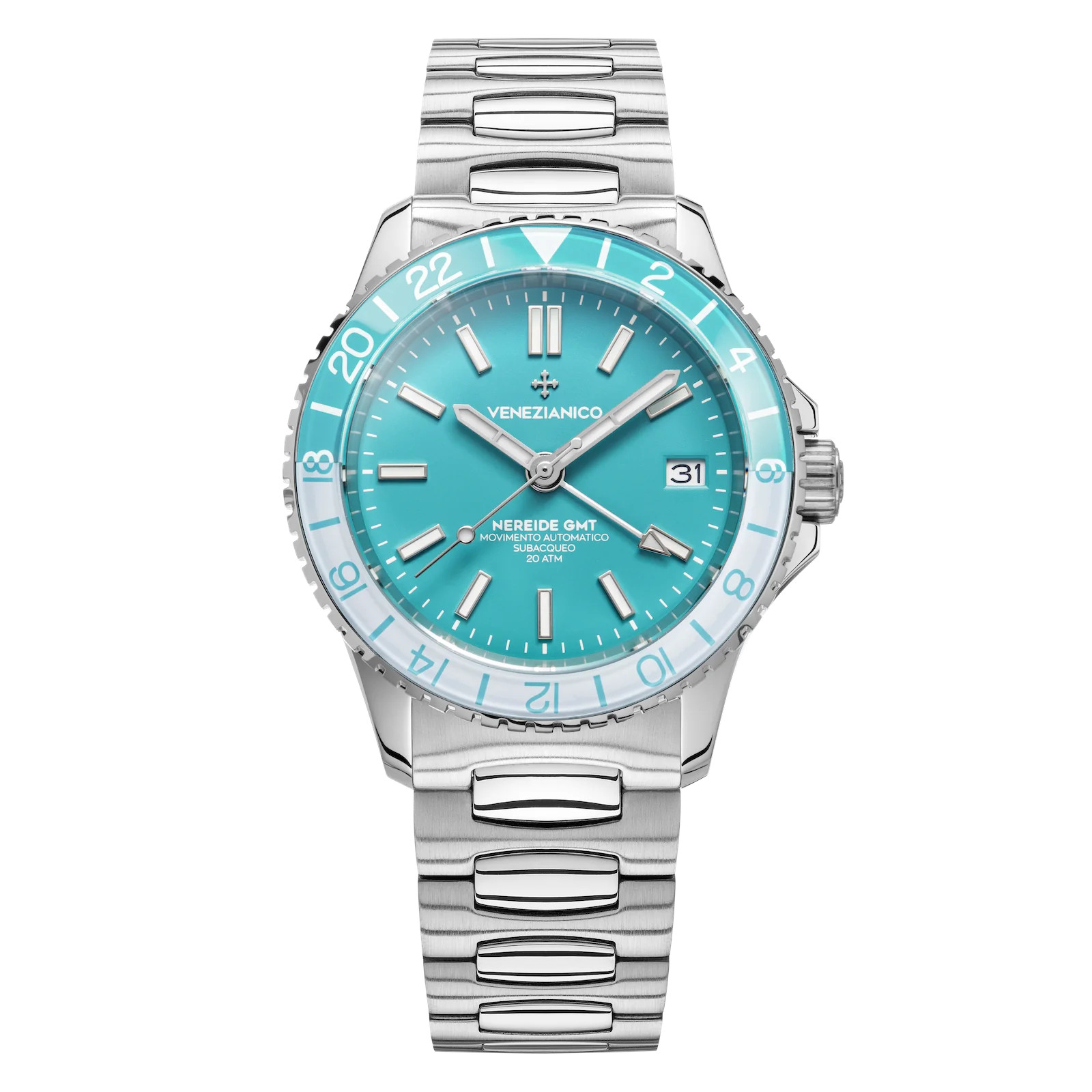 【未使用】ヴェネチアニコ (Venezianico) Nereide 試着のみ ボーナスストア＋10% ヴェネチアニコ Venezianico NEREIDE GMT 39mm