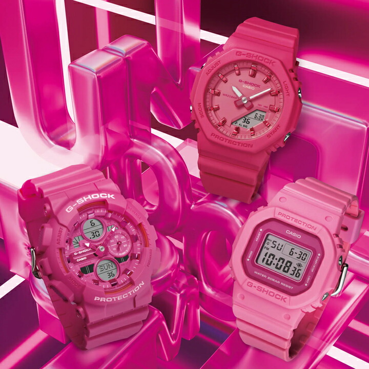 未使用品 カシオ G-SHOCK レディース GMD-S5610PP-4JF G-SHOCK Gショック カシオ DIGITAL WOMEN 20気圧防水 40.5mm 正規品