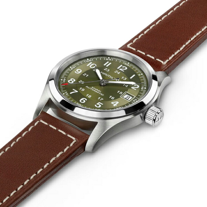 タイムセール【美品】HAMILTON ハミルトン38mm カーキフィールドオート HAMILTON（ハミルトン） ボーナスストア＋10% カーキ フィールド